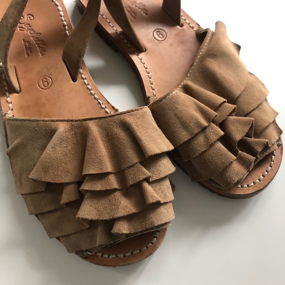 Seychelles Peace of Mind Sand Suede Sandals Size 6 - Picture 4 of 8